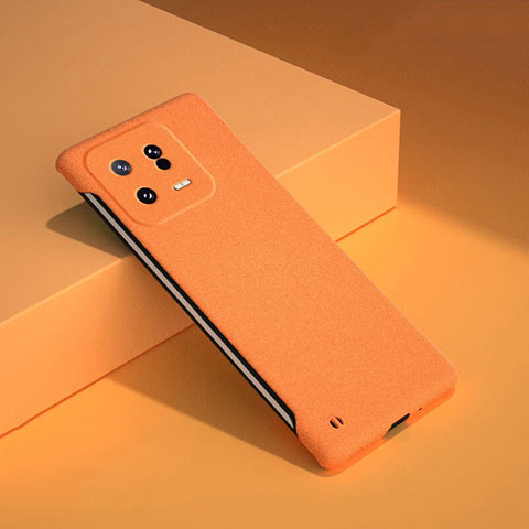 Handyhülle Hülle Hartschalen Kunststoff Schutzhülle Tasche Matt YD2 für Xiaomi Mi 13 5G Orange