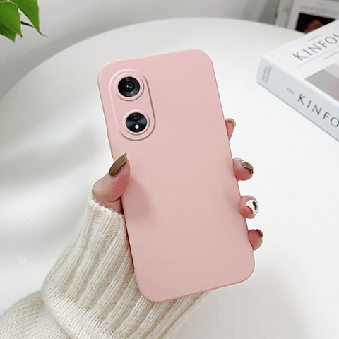 Handyhülle Hülle Hartschalen Kunststoff Schutzhülle Tasche Matt YK1 für Oppo A1 5G Rosa