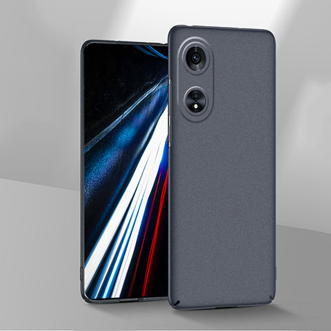 Handyhülle Hülle Hartschalen Kunststoff Schutzhülle Tasche Matt YK1 für Oppo A18 Blau