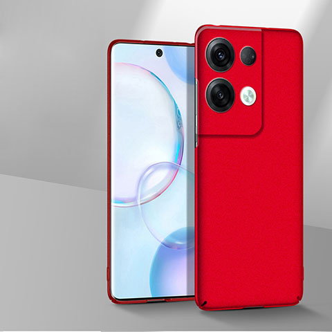 Handyhülle Hülle Hartschalen Kunststoff Schutzhülle Tasche Matt YK1 für Oppo Reno8 Pro+ Plus 5G Rot