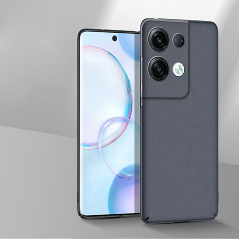 Handyhülle Hülle Hartschalen Kunststoff Schutzhülle Tasche Matt YK1 für Oppo Reno9 Pro+ Plus 5G Grau