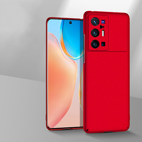 Handyhülle Hülle Hartschalen Kunststoff Schutzhülle Tasche Matt YK1 für Vivo X70 Pro+ Plus 5G Rot