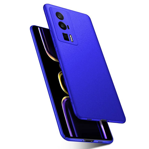 Handyhülle Hülle Hartschalen Kunststoff Schutzhülle Tasche Matt YK1 für Xiaomi Poco F5 Pro 5G Blau