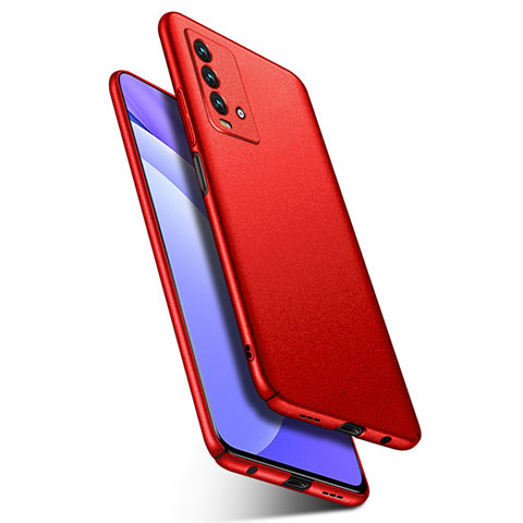 Handyhülle Hülle Hartschalen Kunststoff Schutzhülle Tasche Matt YK1 für Xiaomi Redmi 9 Power Rot