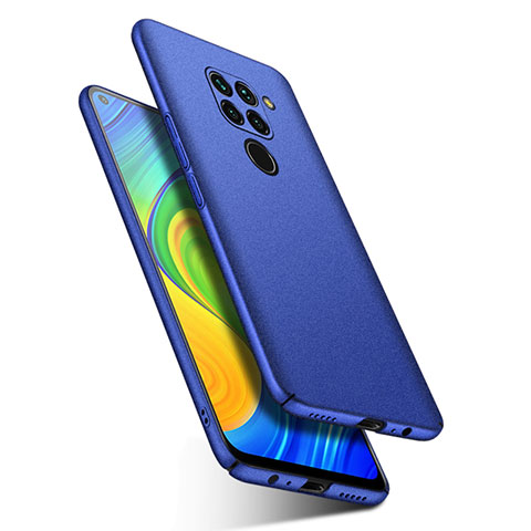 Handyhülle Hülle Hartschalen Kunststoff Schutzhülle Tasche Matt YK1 für Xiaomi Redmi Note 9 Blau