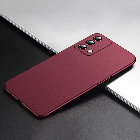 Handyhülle Hülle Hartschalen Kunststoff Schutzhülle Tasche Matt YK2 für Oppo K9 5G Rot