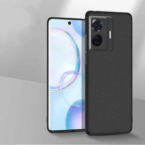 Handyhülle Hülle Hartschalen Kunststoff Schutzhülle Tasche Matt YK2 für Vivo T1 Pro 5G Schwarz