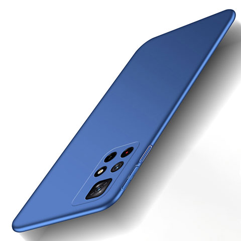 Handyhülle Hülle Hartschalen Kunststoff Schutzhülle Tasche Matt YK2 für Xiaomi Redmi Note 11S 5G Blau