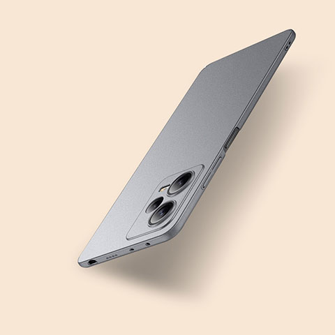 Handyhülle Hülle Hartschalen Kunststoff Schutzhülle Tasche Matt YK2 für Xiaomi Redmi Note 12 Pro 5G Grau