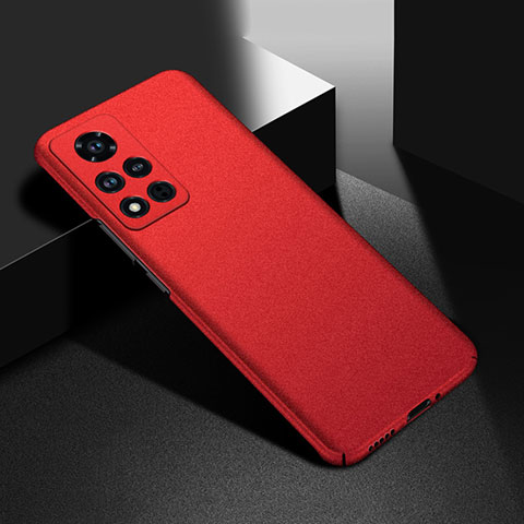 Handyhülle Hülle Hartschalen Kunststoff Schutzhülle Tasche Matt YK3 für Huawei Honor V40 5G Rot