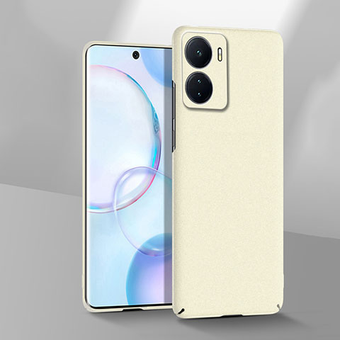 Handyhülle Hülle Hartschalen Kunststoff Schutzhülle Tasche Matt YK3 für Realme Q5i 5G Weiß