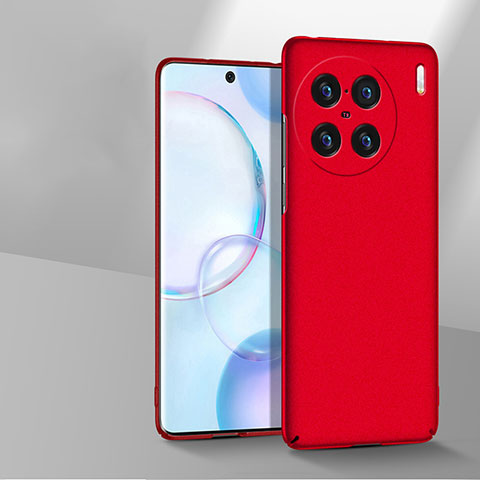 Handyhülle Hülle Hartschalen Kunststoff Schutzhülle Tasche Matt YK3 für Vivo X90 Pro+ Plus 5G Rot