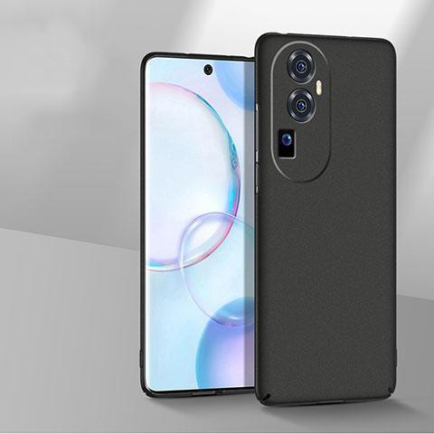 Handyhülle Hülle Hartschalen Kunststoff Schutzhülle Tasche Matt YK4 für Oppo Reno10 Pro+ Plus 5G Schwarz