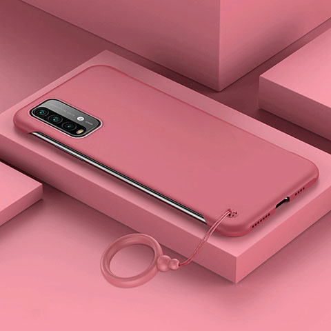 Handyhülle Hülle Hartschalen Kunststoff Schutzhülle Tasche Matt YK4 für Xiaomi Redmi 9 Power Rot