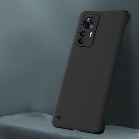 Handyhülle Hülle Hartschalen Kunststoff Schutzhülle Tasche Matt YK5 für Xiaomi Mi 12T Pro 5G Schwarz