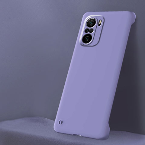 Handyhülle Hülle Hartschalen Kunststoff Schutzhülle Tasche Matt YK5 für Xiaomi Poco F3 5G Violett