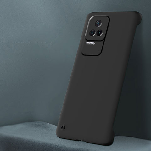 Handyhülle Hülle Hartschalen Kunststoff Schutzhülle Tasche Matt YK5 für Xiaomi Poco F4 5G Schwarz