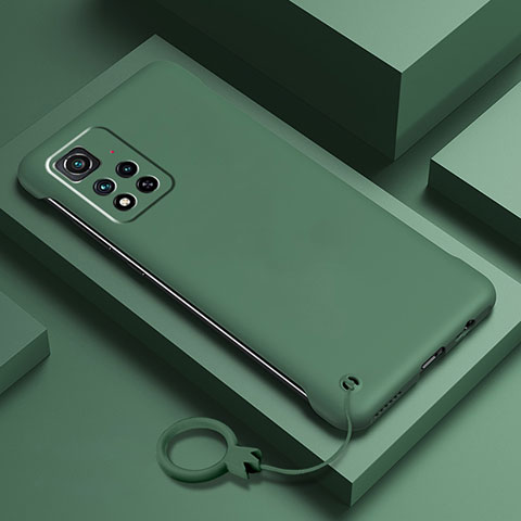 Handyhülle Hülle Hartschalen Kunststoff Schutzhülle Tasche Matt YK5 für Xiaomi Poco X4 NFC Grün