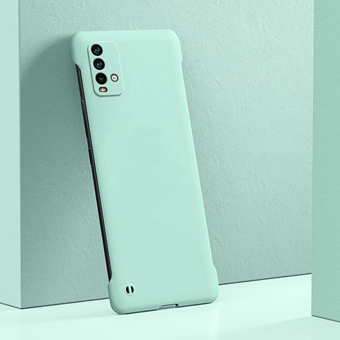 Handyhülle Hülle Hartschalen Kunststoff Schutzhülle Tasche Matt YK5 für Xiaomi Redmi 9 Power Cyan