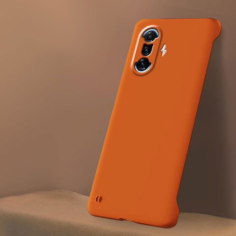 Handyhülle Hülle Hartschalen Kunststoff Schutzhülle Tasche Matt YK5 für Xiaomi Redmi K40 Gaming 5G Orange