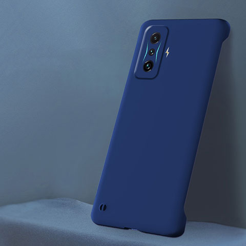 Handyhülle Hülle Hartschalen Kunststoff Schutzhülle Tasche Matt YK5 für Xiaomi Redmi K50 Gaming 5G Blau