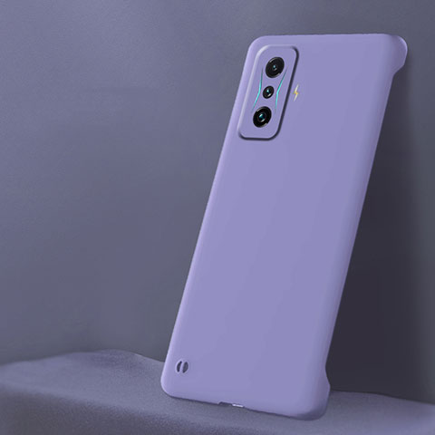 Handyhülle Hülle Hartschalen Kunststoff Schutzhülle Tasche Matt YK5 für Xiaomi Redmi K50 Gaming 5G Helles Lila