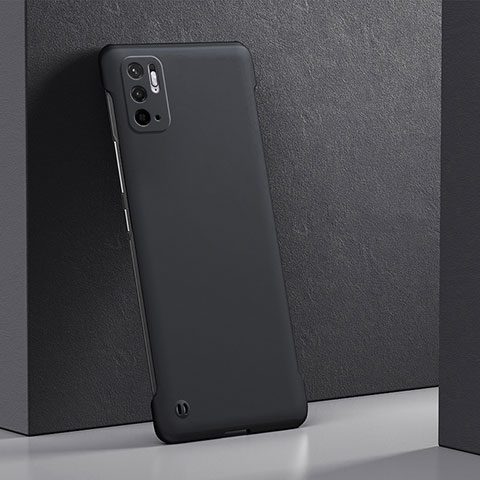 Handyhülle Hülle Hartschalen Kunststoff Schutzhülle Tasche Matt YK5 für Xiaomi Redmi Note 10T 5G Schwarz