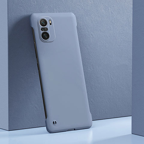 Handyhülle Hülle Hartschalen Kunststoff Schutzhülle Tasche Matt YK6 für Xiaomi Redmi K40 5G Lavendel Grau