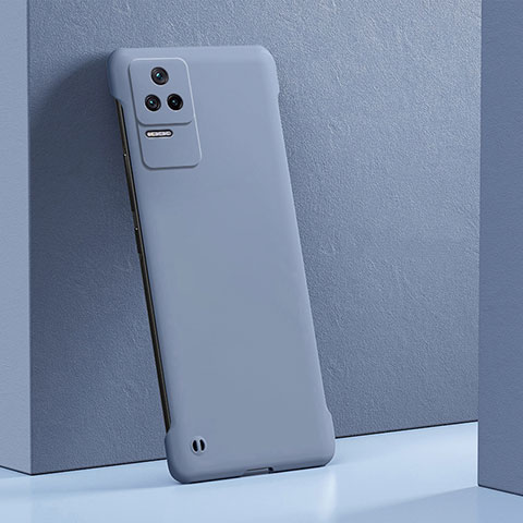 Handyhülle Hülle Hartschalen Kunststoff Schutzhülle Tasche Matt YK6 für Xiaomi Redmi K50 Pro 5G Lavendel Grau