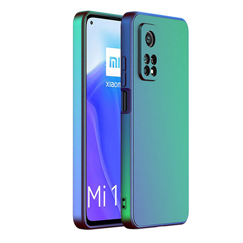 Handyhülle Hülle Hartschalen Kunststoff Schutzhülle Tasche Matt ZL1 für Xiaomi Mi 10T 5G Blau