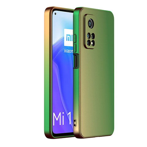 Handyhülle Hülle Hartschalen Kunststoff Schutzhülle Tasche Matt ZL1 für Xiaomi Mi 10T Pro 5G Grün