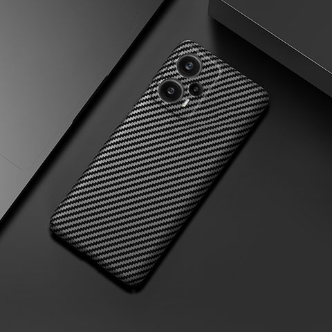 Handyhülle Hülle Kunststoff Schutzhülle Hartschalen Tasche Matt Köper für Xiaomi Redmi Note 12 Turbo 5G Schwarz