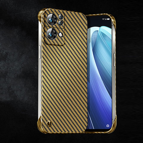 Handyhülle Hülle Kunststoff Schutzhülle Hartschalen Tasche Matt Köper T01 für Oppo Reno7 Pro 5G Gold