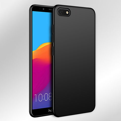 Handyhülle Hülle Kunststoff Schutzhülle Matt für Huawei Honor Play 7 Schwarz