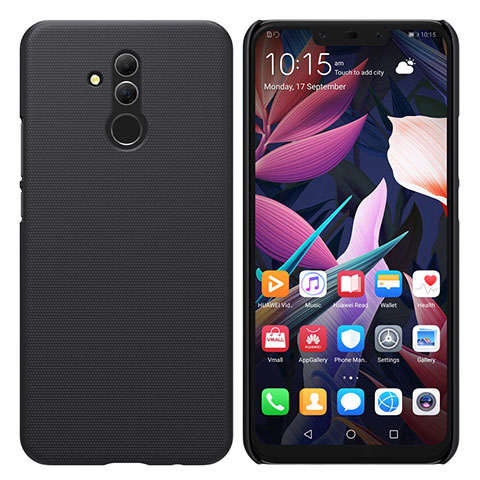 Handyhülle Hülle Kunststoff Schutzhülle Matt für Huawei Mate 20 Lite Schwarz