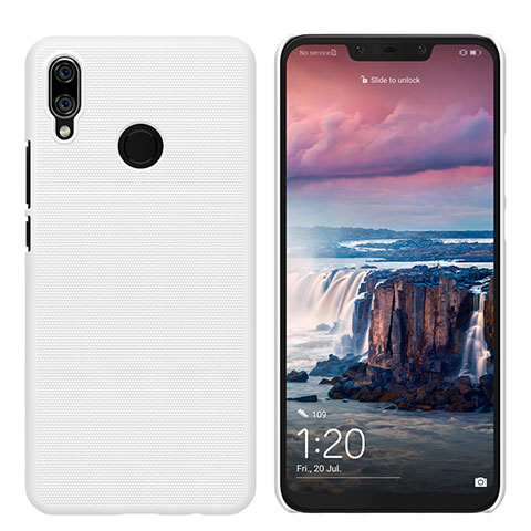 Handyhülle Hülle Kunststoff Schutzhülle Matt für Huawei Nova 3i Weiß