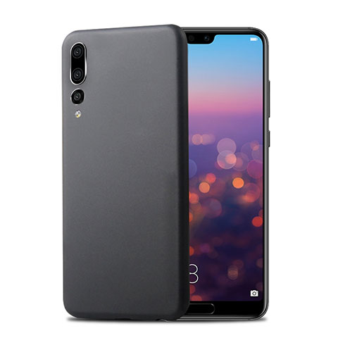 Handyhülle Hülle Kunststoff Schutzhülle Matt für Huawei P20 Pro Schwarz