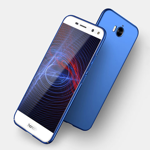 Handyhülle Hülle Kunststoff Schutzhülle Matt für Huawei Y6 (2017) Blau