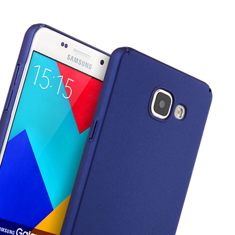 Handyhülle Hülle Kunststoff Schutzhülle Matt für Samsung Galaxy A5 (2016) SM-A510F Blau