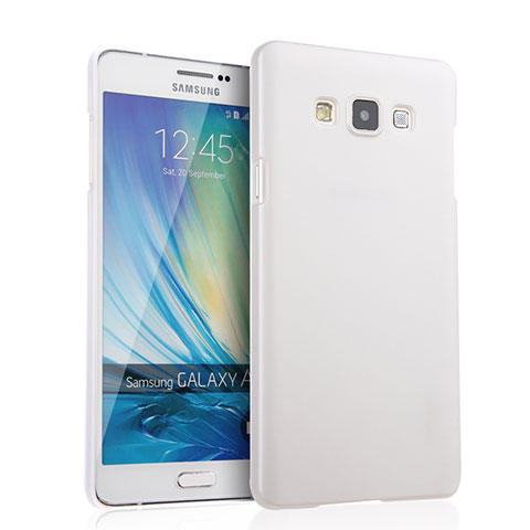 Handyhülle Hülle Kunststoff Schutzhülle Matt für Samsung Galaxy A7 Duos SM-A700F A700FD Weiß