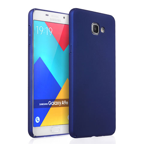 Handyhülle Hülle Kunststoff Schutzhülle Matt für Samsung Galaxy A9 Pro (2016) SM-A9100 Blau