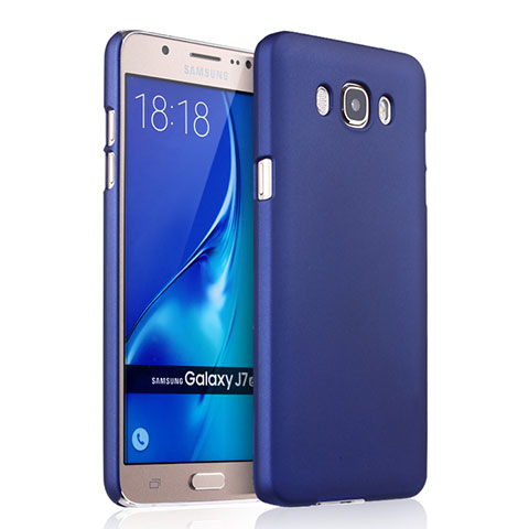 Handyhülle Hülle Kunststoff Schutzhülle Matt für Samsung Galaxy J7 (2016) J710F J710FN Blau