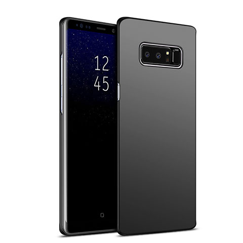 Handyhülle Hülle Kunststoff Schutzhülle Matt für Samsung Galaxy Note 8 Schwarz