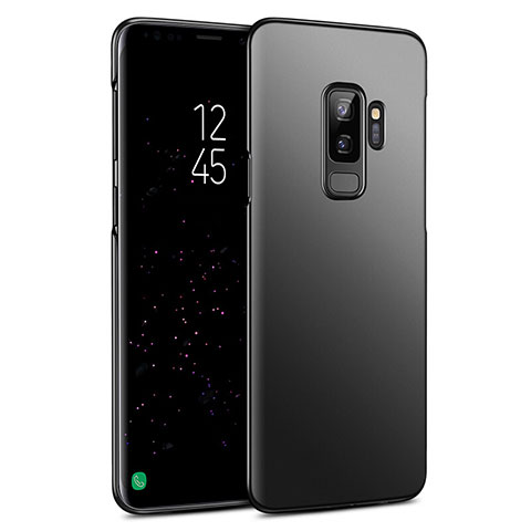 Handyhülle Hülle Kunststoff Schutzhülle Matt für Samsung Galaxy S9 Plus Schwarz