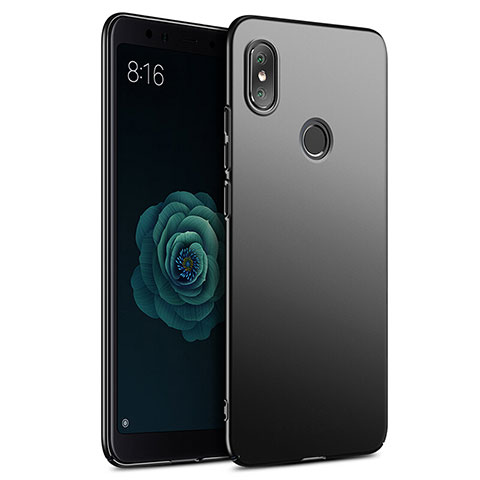 Handyhülle Hülle Kunststoff Schutzhülle Matt für Xiaomi Mi 6X Schwarz