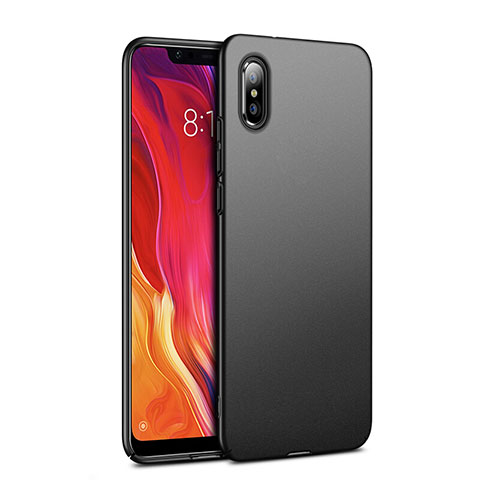 Handyhülle Hülle Kunststoff Schutzhülle Matt für Xiaomi Mi 8 Pro Global Version Schwarz