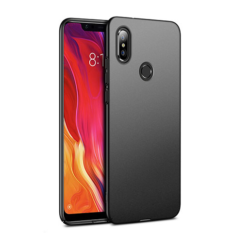 Handyhülle Hülle Kunststoff Schutzhülle Matt für Xiaomi Mi 8 Schwarz