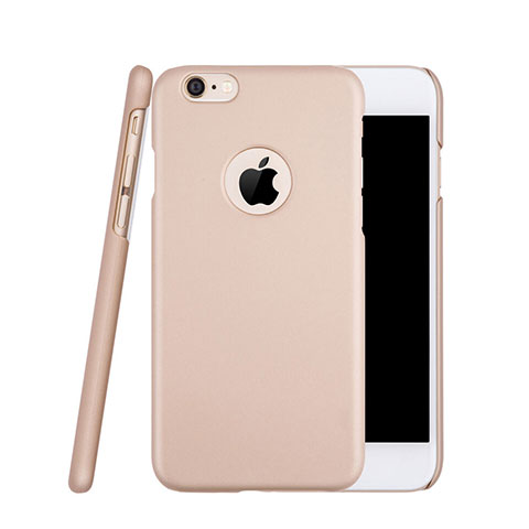 Handyhülle Hülle Kunststoff Schutzhülle Matt Loch für Apple iPhone 6S Rosegold