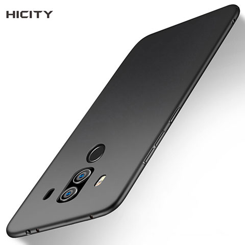 Handyhülle Hülle Kunststoff Schutzhülle Matt M01 für Huawei Mate 10 Pro Schwarz