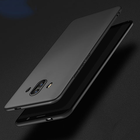 Handyhülle Hülle Kunststoff Schutzhülle Matt M01 für Huawei Mate 10 Schwarz